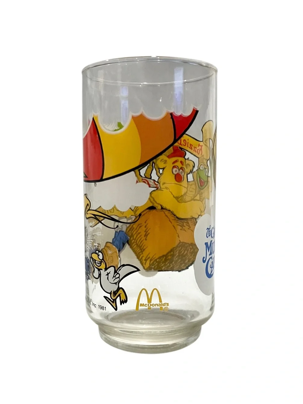 Vintage 1981 Mcdonald’s Muppets Drinking Glasses 'The Great Muppet Caper' Series